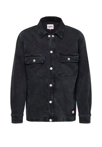 Tommy Jeans Camicia  nero denim / bianco / rosso