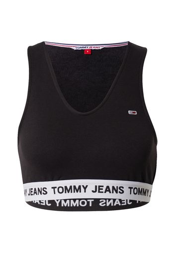 Tommy Jeans Top  nero / bianco / rosso