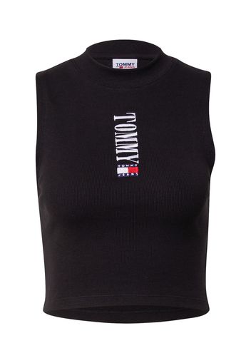 Tommy Jeans Top 'ARCHIVE'  nero / bianco / rosso fuoco / blu notte