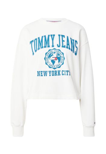 Tommy Jeans Felpa  crema / blu / rosso