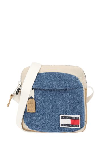 Tommy Jeans Borsa a tracolla  blu denim / bianco / sabbia / senape