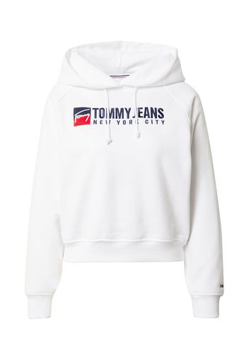 Tommy Jeans Felpa  bianco / navy / rosso