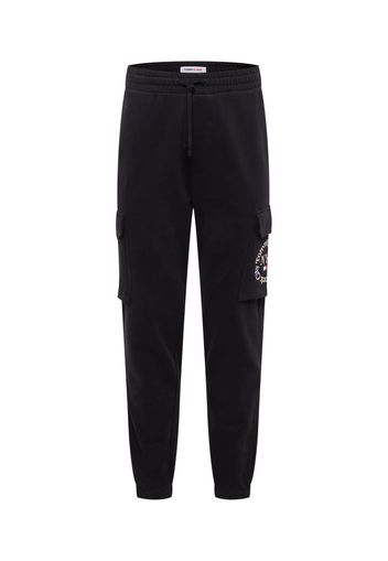 Tommy Jeans Pantaloni  nero / bianco / rosso / sabbia