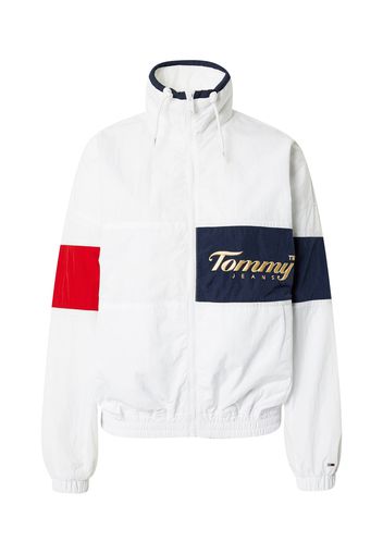 Tommy Jeans Giacca di mezza stagione  bianco / navy / rosso / oro