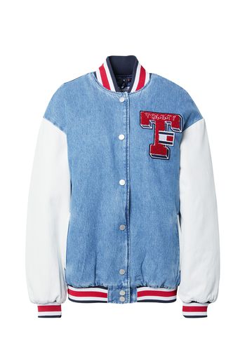 Tommy Jeans Giacca di mezza stagione  blu denim / bianco denim / rosso fuoco / navy