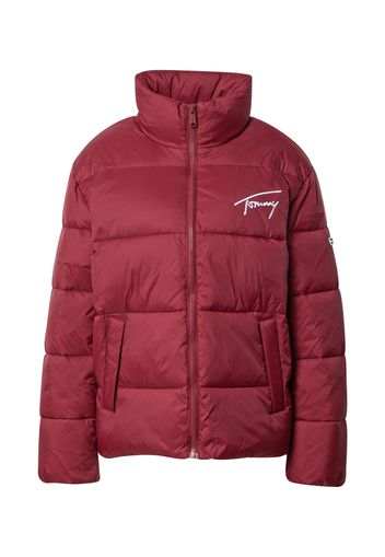 Tommy Jeans Giacca invernale  bordeaux / bianco