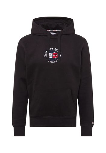 Tommy Jeans Felpa  nero / bianco / navy / rosso