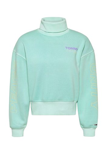 Tommy Jeans Felpa  menta / bianco / giallo / lilla