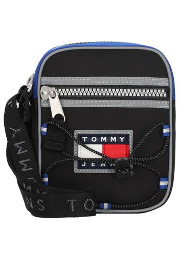 Tommy Jeans Borsa a tracolla 'Heritage'  nero / grigio / blu / bianco / rosso