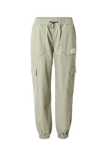 Tommy Jeans Pantaloni cargo  verde pastello / bianco / navy / rosso