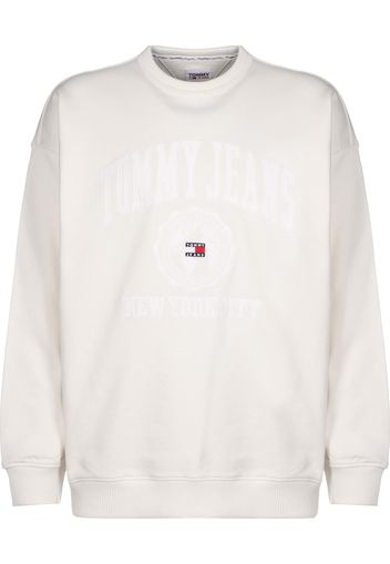 Tommy Jeans Felpa  offwhite / navy / rosso