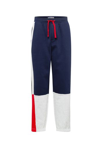 Tommy Jeans Pantaloni  bianco / rosso / navy / grigio sfumato