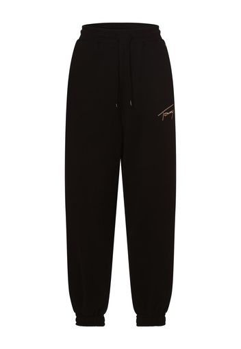 Tommy Jeans Pantaloni  nero / arancione