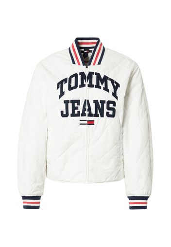 Tommy Jeans Giacca di mezza stagione  bianco / blu scuro / rosso