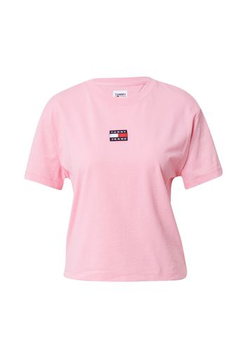 Tommy Jeans Maglietta  rosa chiaro / rosso / bianco / navy