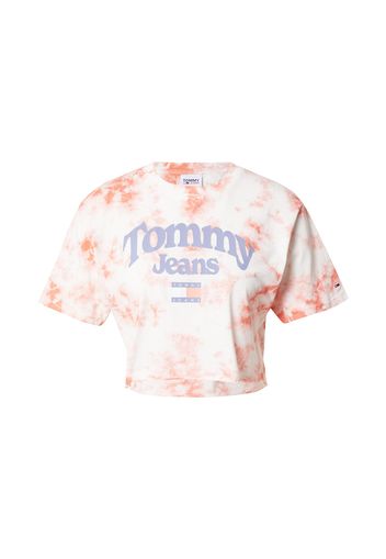 Tommy Jeans Maglietta  bianco / blu chiaro / rosso arancione