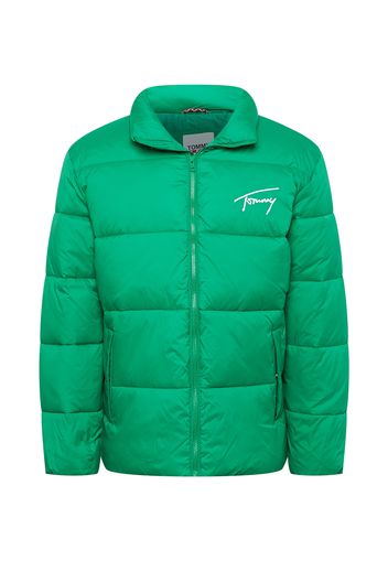 Tommy Jeans Giacca invernale  verde erba / bianco