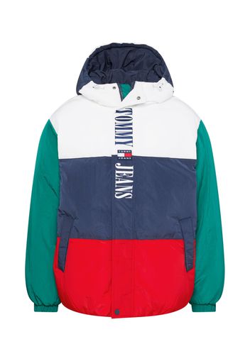 Tommy Jeans Giacca di mezza stagione  navy / smeraldo / rosso / bianco