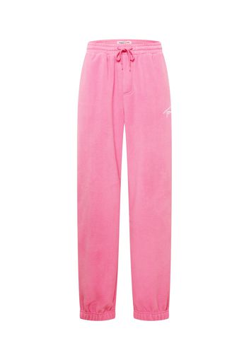 Tommy Jeans Pantaloni  navy / rosa chiaro / rosso fuoco / bianco