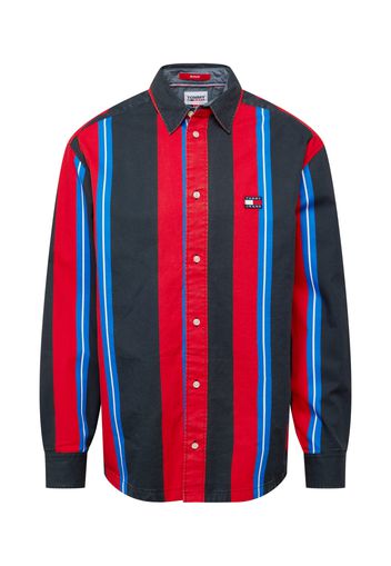 Tommy Jeans Camicia  blu / rosso acceso / nero / bianco