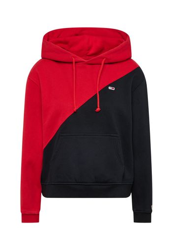 Tommy Jeans Felpa  rosso / nero / bianco