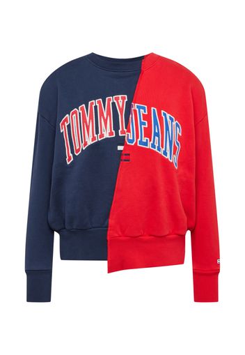 Tommy Jeans Felpa  navy / blu scuro / rosso / bianco