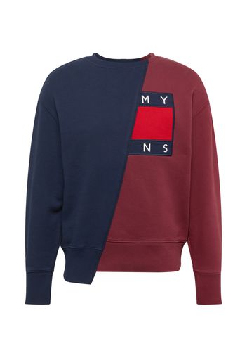 Tommy Jeans Felpa  navy / rosso / rosso scuro / bianco