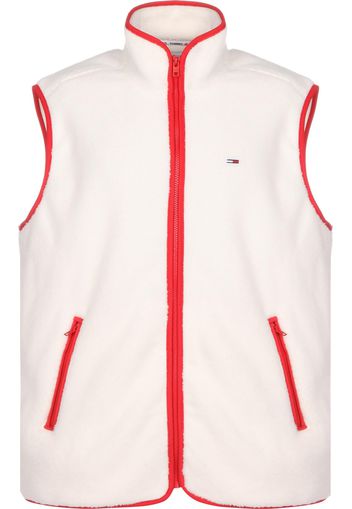 Tommy Jeans Gilet  rosso / bianco