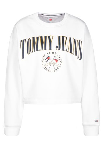 Tommy Jeans Felpa  marino / miele / rosso scuro / bianco