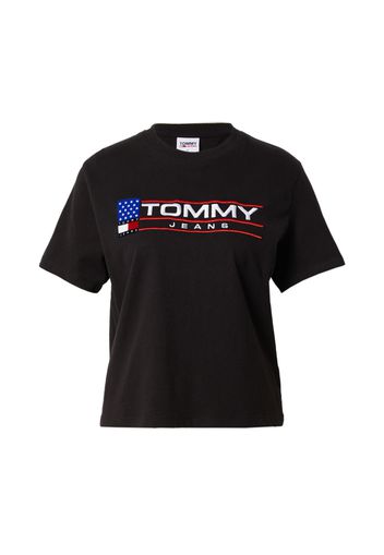 Tommy Jeans Maglietta 'MODERN SPORT'  blu reale / rosso fuoco / nero / bianco