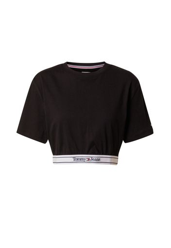 Tommy Jeans Maglietta  nero / bianco