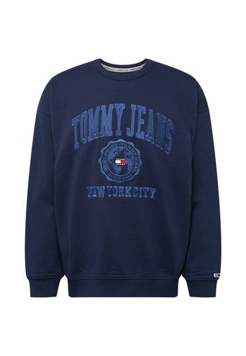 Tommy Jeans Felpa  blu / navy / rosso acceso / bianco