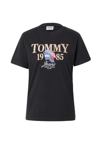 Tommy Jeans Maglietta  blu fumo / oro / rosso / nero