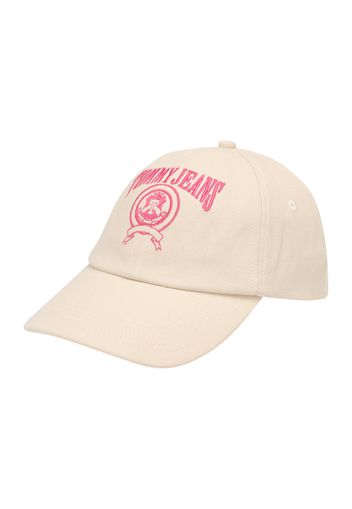 Tommy Jeans Cappello da baseball  crema / rosa