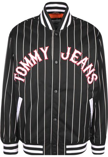 Tommy Jeans Giacca di mezza stagione  rosso / nero / bianco