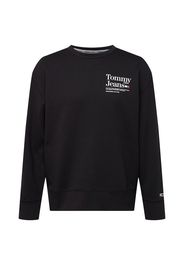 Tommy Jeans Felpa  nero / rosso / bianco / navy