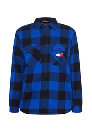 Tommy Jeans Camicia  blu / nero