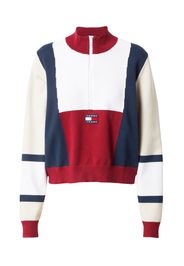 Tommy Jeans Pullover  rosso / navy / offwhite / bianco lana