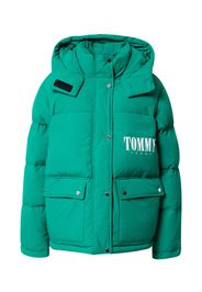 Tommy Jeans Giacca invernale  verde / bianco