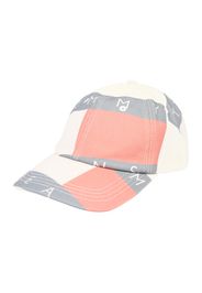 Tommy Jeans Cappello da baseball  bianco / corallo / blu colomba