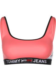 Tommy Jeans Top per bikini  rosa / blu scuro / bianco / rosso