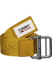 Tommy Jeans Cintura 'Essential'  giallo oro / bianco / navy / rosso sangue