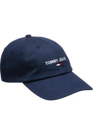 Tommy Jeans Cappello da baseball ' Sport '  navy / bianco