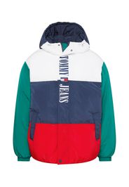 Tommy Jeans Giacca di mezza stagione  navy / smeraldo / rosso / bianco