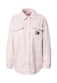 Tommy Jeans Giacca di mezza stagione  navy / rosa chiaro / rosso fuoco / bianco