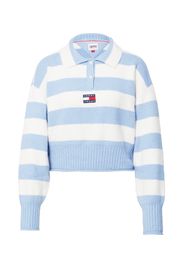 Tommy Jeans Pullover  blu chiaro / bianco