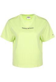 Tommy Jeans Maglietta  lime / rosso / nero