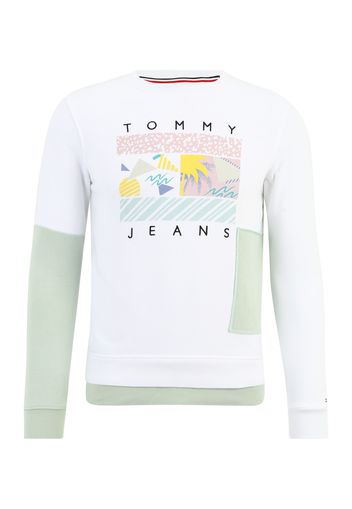 Tommy Remixed Felpa  giallo / verde pastello / nero / bianco