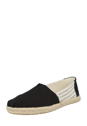 TOMS Espadrillas  nero / bianco / blu scuro