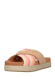 TOMS Zoccoletto 'PALOMA'  camello / pesca / rosa / bianco